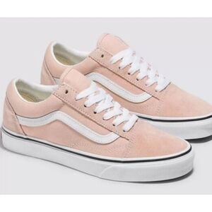 Vans Old Skool Color Theory pink canvas suede sneakers 8.5